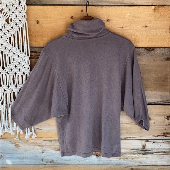 MODA Intl. Silk and Cashmere Plum Sweater Size S - Picture 1 of 4